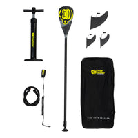 Freedom 106 10' 6" Aufblasbares SUP (Hellgrau und Fluorgelb)