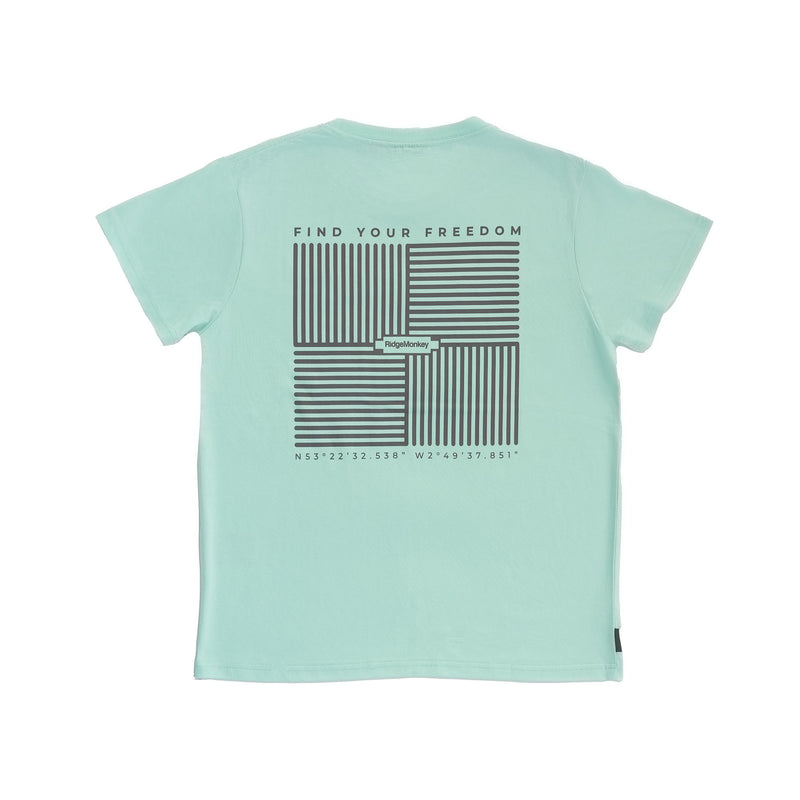 Dispersion Lounge T Shirt Womens - Light Blue