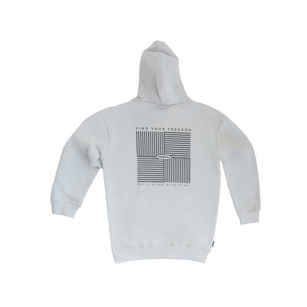 Dispersion Lounge Hoody Womens - Light Grey