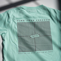 Dispersion Lounge T Shirt Womens - Hellblau