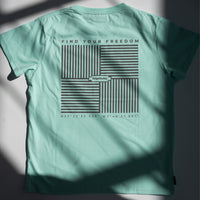 Dispersion Lounge T Shirt Womens - Hellblau
