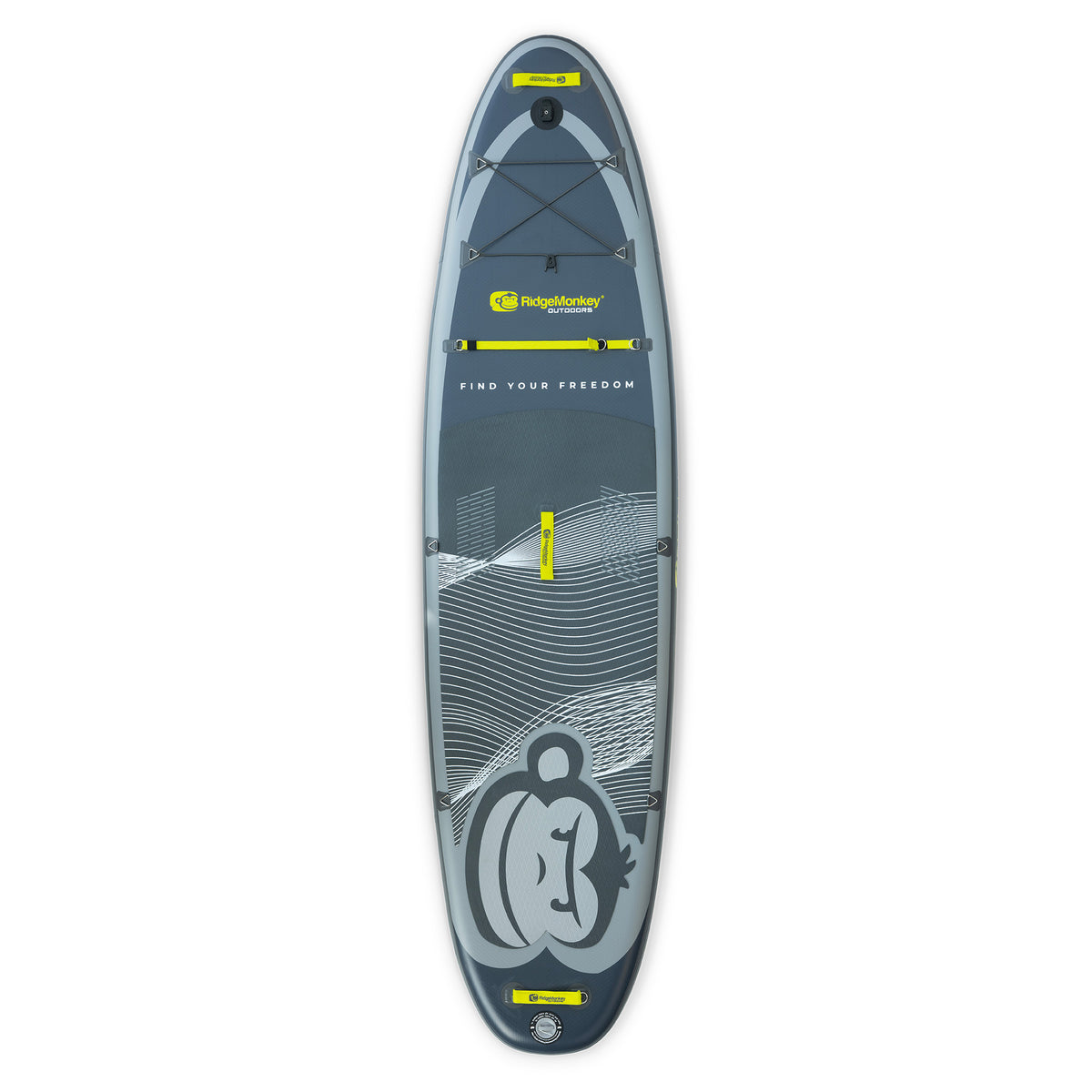 Freedom 106 10' 6" Inflatable SUP (Dark Grey and Light Grey)