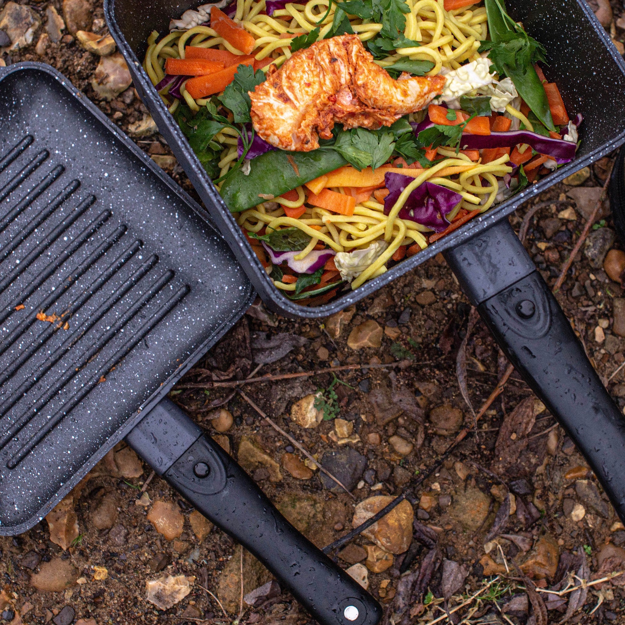Connect Deep Pan & Griddle XL Granite Edition – RidgeMonkey Outdoors